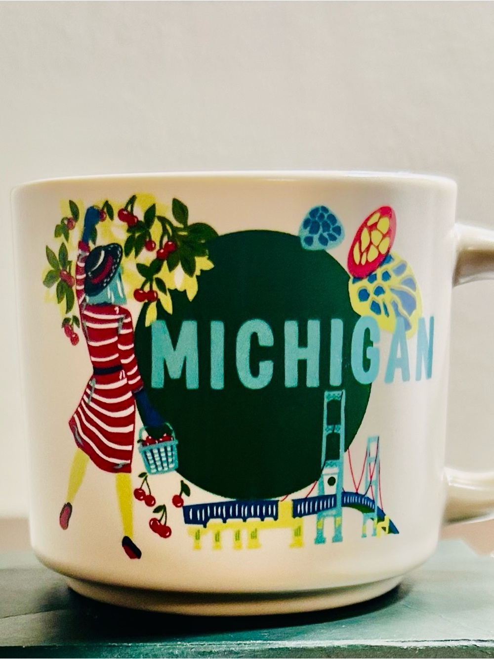 Starbucks Michigan Discovery Series 2 oz Espresso Ornament Mug 2024 w/ Box